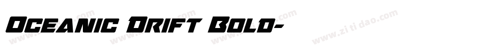Oceanic Drift Bold字体转换